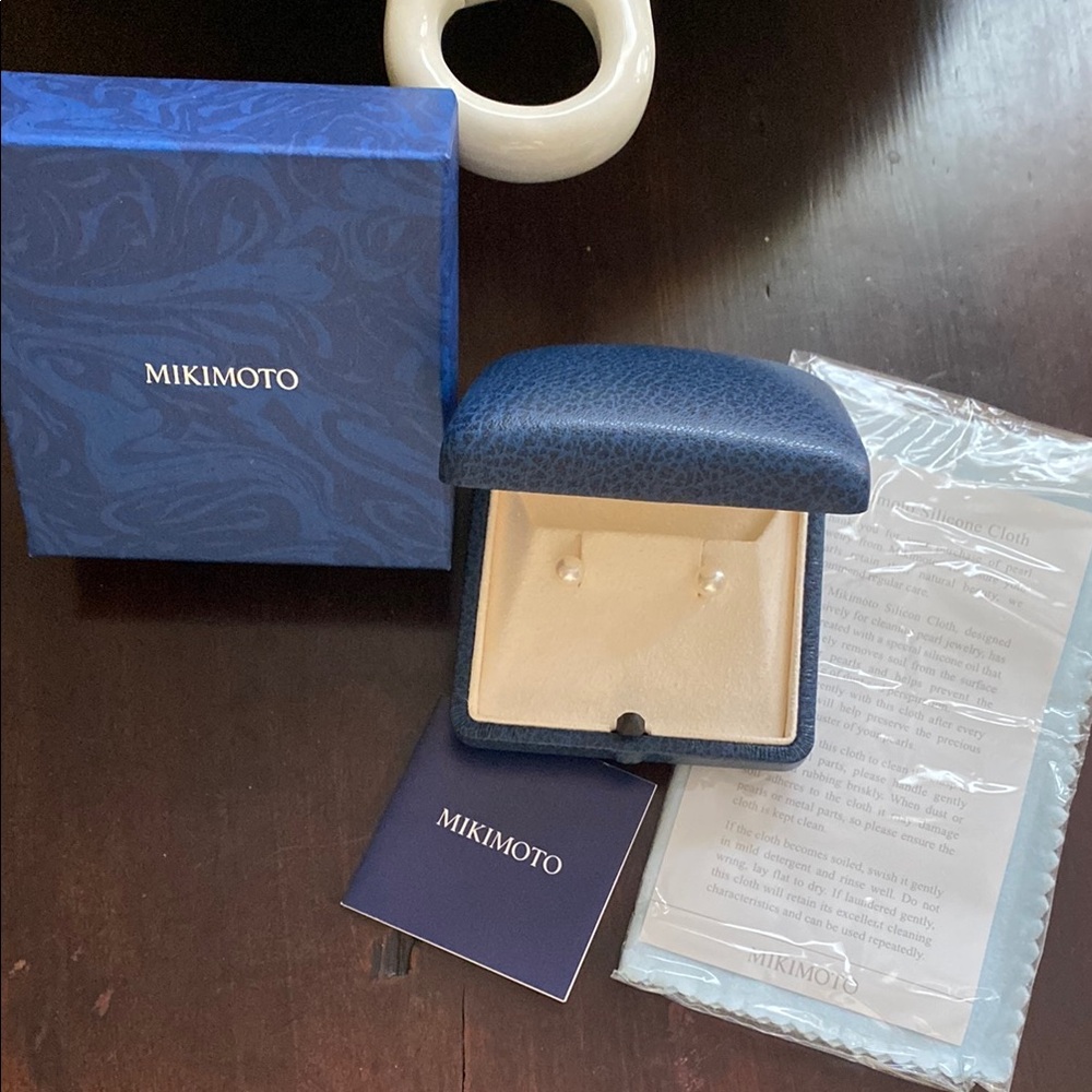 Mikimoto Authentic Pearl Earrings